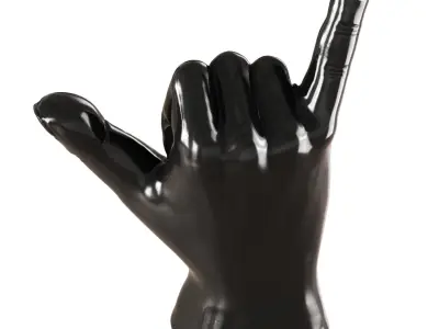 Contemporary Ceramic Figurine Hand 3D model