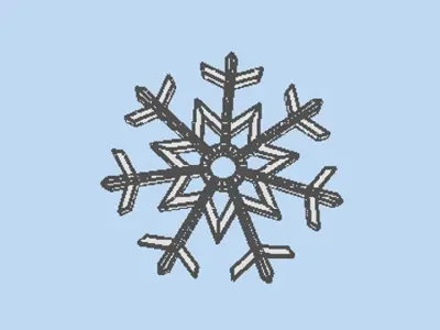 Snowflake - Type 3 3D model