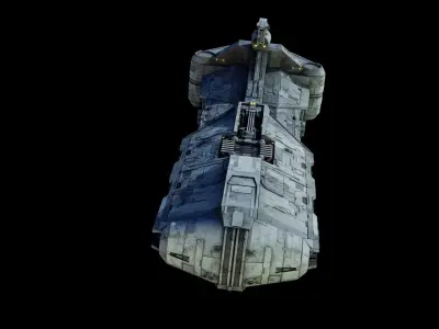 Pelta-class frigate  - Star Wars 3D model