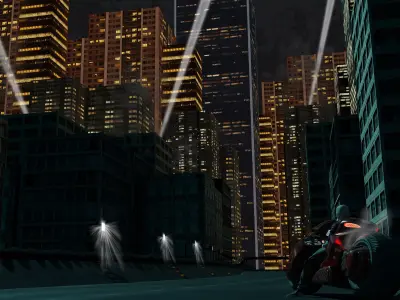 Kitbash Cyber Building Pack Low-poly 3D model