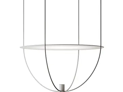 Metal-Framed Pendant Lamp from Disused Collection 3D model