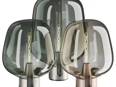 LODES FLAR Table lamp 3D model