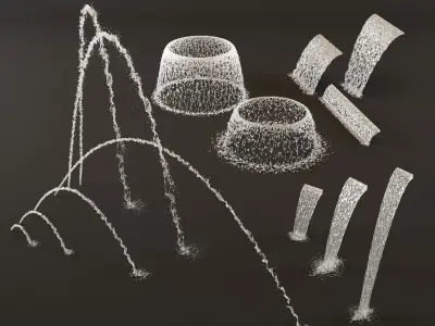  Collection fountain waterfall 