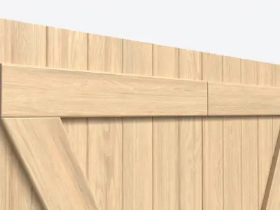 Dartboard Cabinet Minimalist 3D model