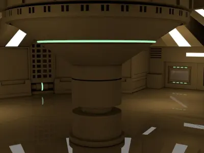 Sci Fi Interior  3D model
