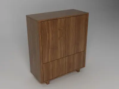 StockholmCabinet Storage Unit 3D model