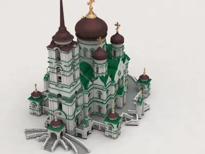 Annunciation Cathedral  Voronezh 3D print model