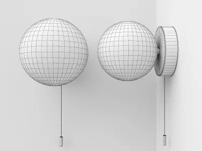 Penelope Wall Light 3D model