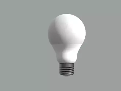 Lamp Bulb 159 Low Poly Low-poly 3D model