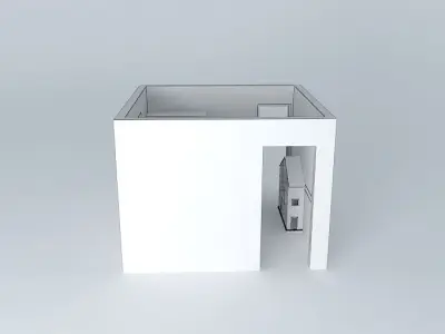 lizzorkut house with door Free 3D model