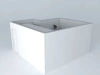 sibeleorkut room with walls and wooden floor Free 3D model