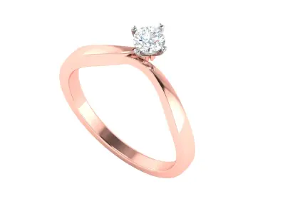 Women Ring  Render 3dm STL OBJ FBX Details 3D print model 121