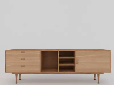 Meuble TV modele 3D Texture