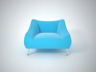 07 CARMEL CHAIR 3D model