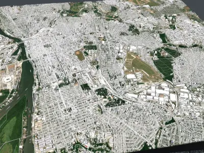 Cityscape Rostov on Don Russia 3D model