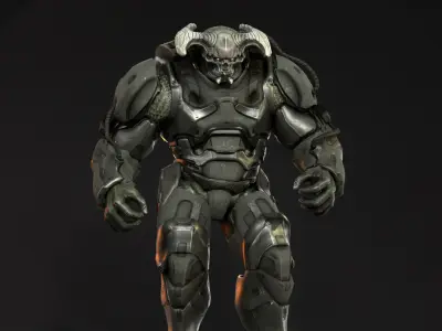 WastelandJag3 Low-poly 3D model