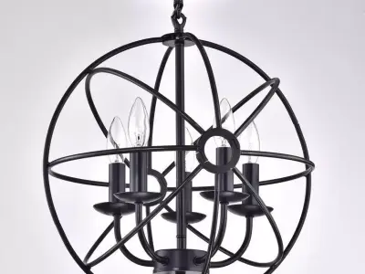 Binegar Semi Flush Mount 3D model