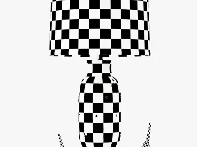 COUPLET TABLE LAMP 3D model