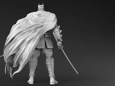 Batman Ninja Statue 3D Model Ready to Print for 3D Printing 3D print model