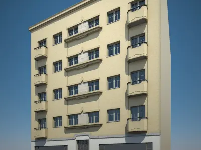 Apartment Building 19 3D model