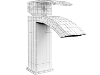 Bathroom faucet design v02 3D model