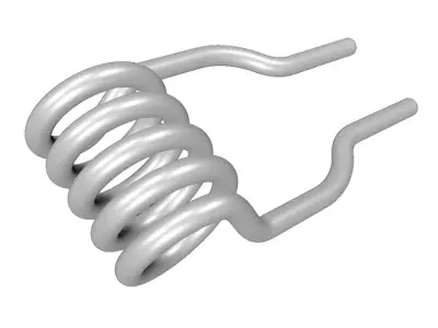 Steel Heating Coil 3D model