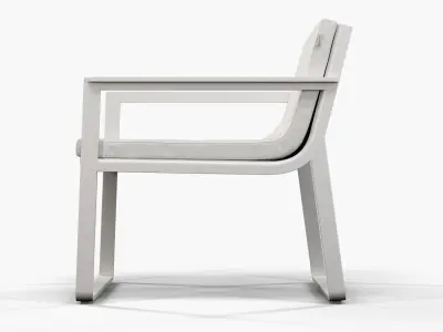 Gandia Blasco Flat armchair slim 3D model