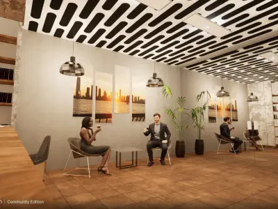 PARAMETRIC OFFICE DESIGN  3D model