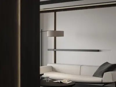 apartment interior scenes        3D model 5