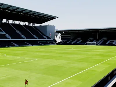 Craven Cottage - Fulham London 3D model