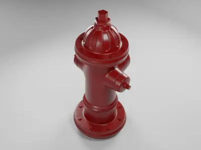 Fire hydrant 3D model 51