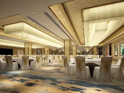 Business Restaurant - Coffee - Banquet  12 3D model