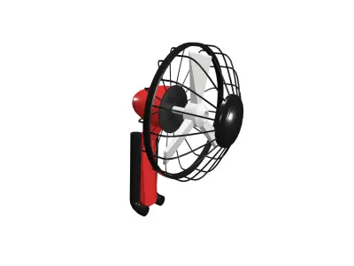 Table Fan Low-poly 3D model