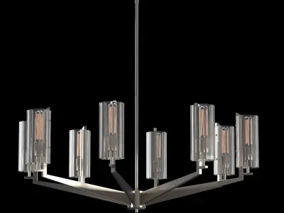 Round Chandelier Vendome d122 cm 3D model