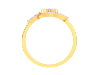 Women Ring  Render 3dm STL OBJ FBX Details 3D print model 161
