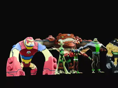 Ben 10 Omniverse 3D Model Pack 3D model