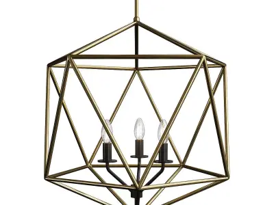 ASTRID CHANDELIER Low-poly 3D model