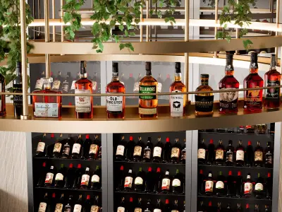 CAFE BAR NO33 A 3D model