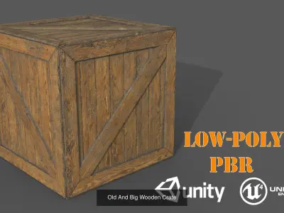 Big Packet Game Ready  PBR Low Poly Unreal and Unity 2K-4K Maps