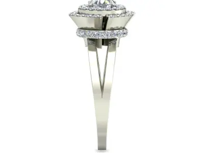 Women Ring  Render 3dm STL OBJ FBX Details 3D print model 392