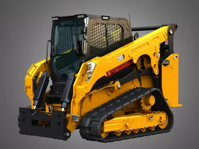 285 Compact Track Loader - Bucket 3D model