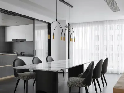 Modern Apartment Design 3d model 3D model purchase