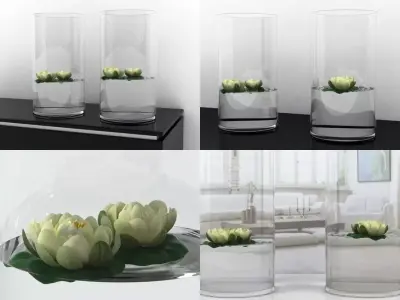 Water Lilies 3D model