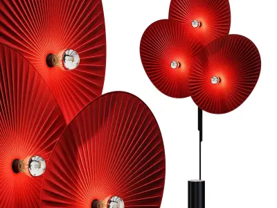 roche bobois unfold floor lamp 3D model