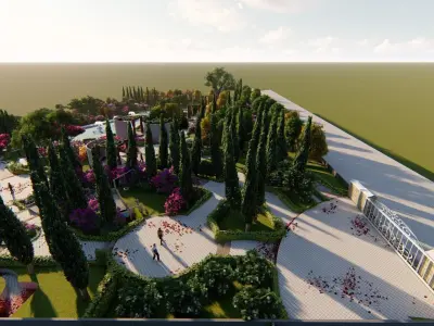 landscape design by ABDULHAFIZ OUMER Free 3D model