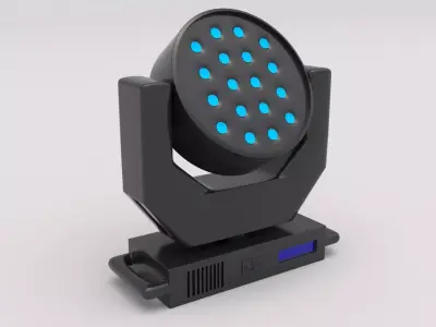 Moving Head Spot Wash 02 3D model