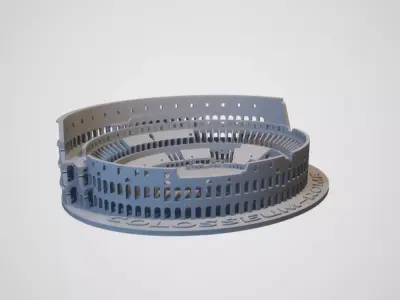 Colosseum in Rome 3D print model