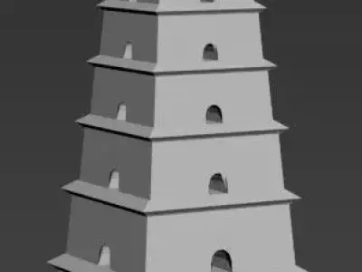 Ancient Tower Free 3D model