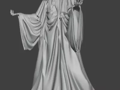 Hollow Hooded Wraith Free 3D print model