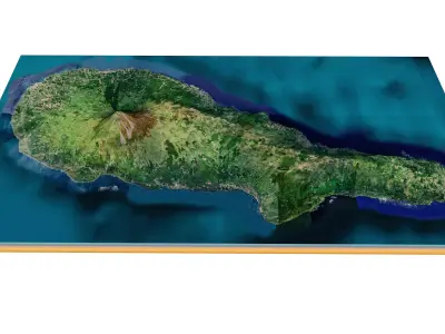 Pico Island 3D model